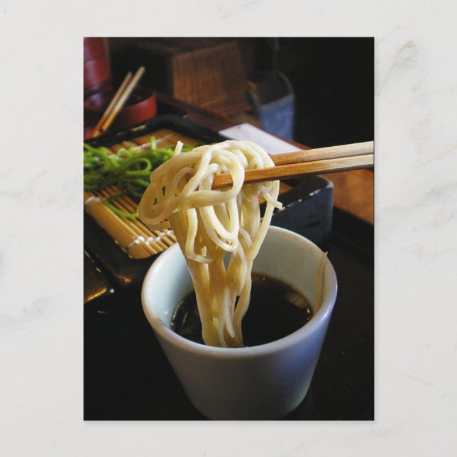 Cartão Postal Cartão-postal de Comida do Japão (Frente)