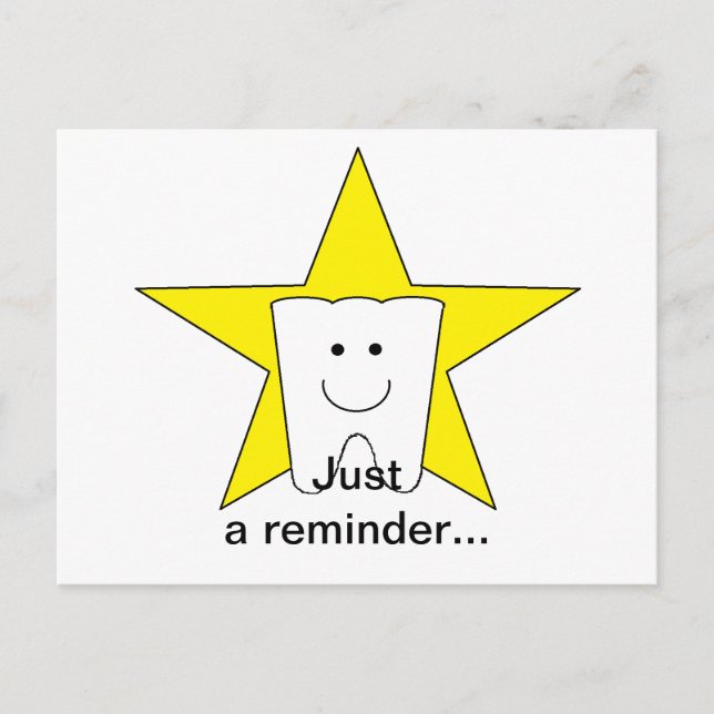 Cartão Postal Cartão-postal de compromisso "Dente" (Frente)