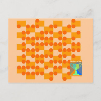 Cartão Postal Cartão-postal de contornos com saída em massa