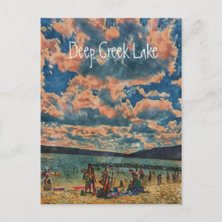 Cartão Postal Cartão-postal de cor-d-água