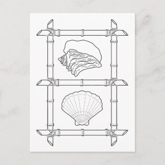 Cartão Postal Cartão-postal de cor para adultos