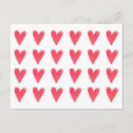 Cartão Postal Cartão-postal de coração