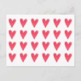 Cartão Postal Cartão-postal de coração