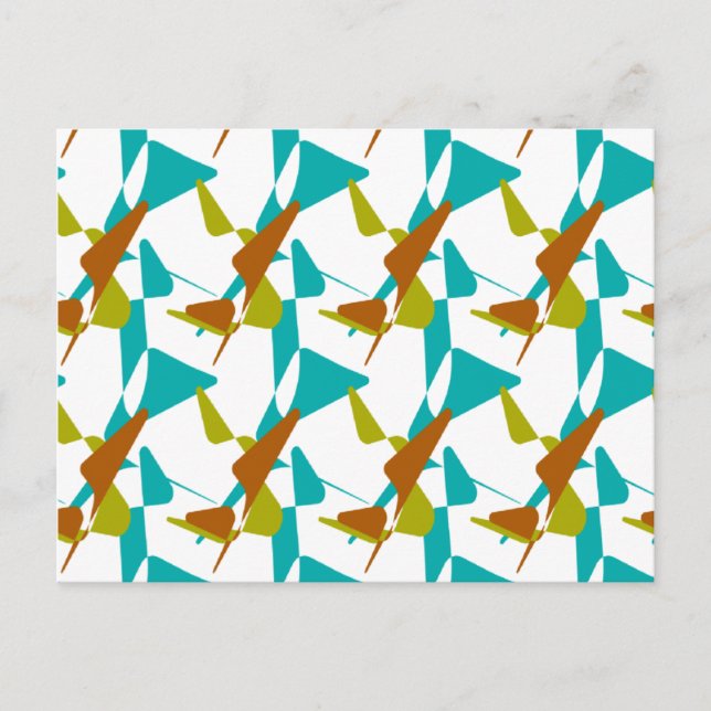 Cartão Postal Cartão-postal de Cores de Summery (Frente)