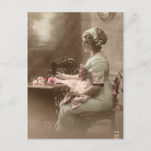 Cartão Postal Cartão-postal de costura Vintage