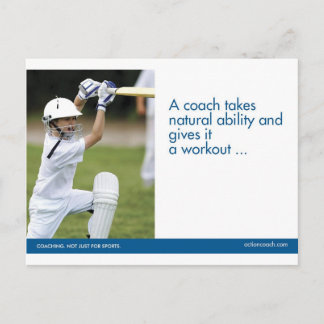 Cartão Postal Cartão-postal de críquete desportivo