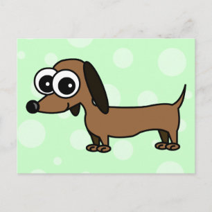 Cartão Postal Cartão-postal de Dachshund