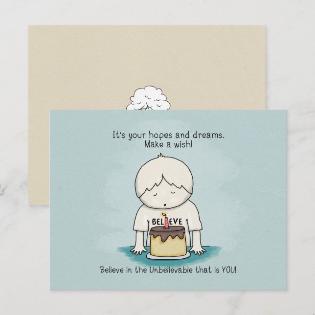 Cartão Postal Cartão-postal de Desejos e Esperanças (Frente/Verso)