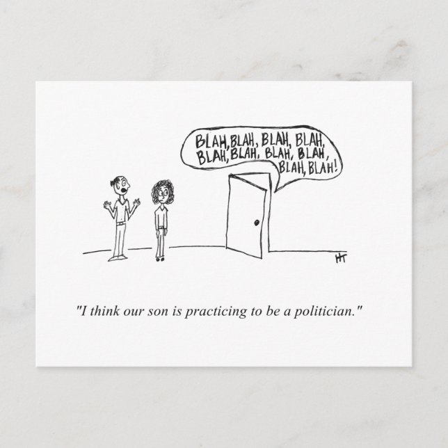 Cartão Postal Cartão-postal de desenho animado engraçado (Frente)