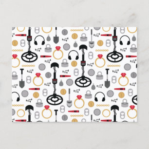 Cartão Postal Cartão-postal de detecção de metais