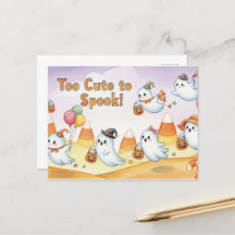 Cartão-postal de Dia das Bruxas