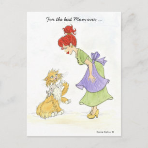 Cartão Postal Cartão-postal de Dia de as mães da Melhor Mãe