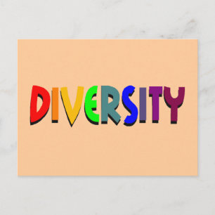 Cartão Postal Cartão-postal de diversidade