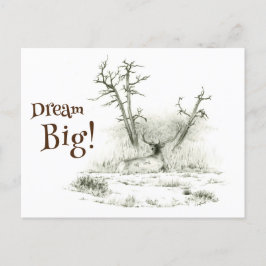 Cartão Postal Cartão-postal de Dream Big Elk