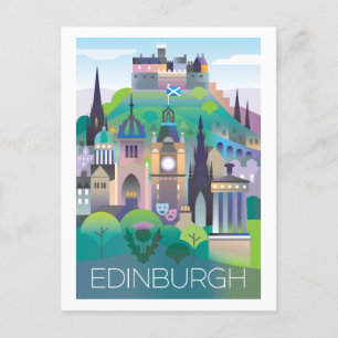 Cartão Postal Cartão-postal de Edimburgo