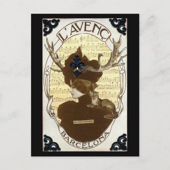 Cartão Postal Cartão-postal de Eerie Ensemble (Frente)