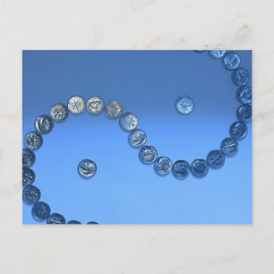 Cartão Postal Cartão-postal de escultura Dime