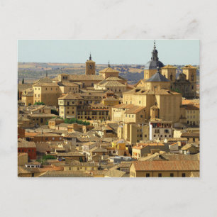 Cartão Postal Cartão-postal de Espanha Skyline Toledo