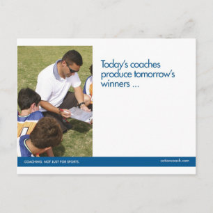 Cartão Postal Cartão-postal de esporte de treino