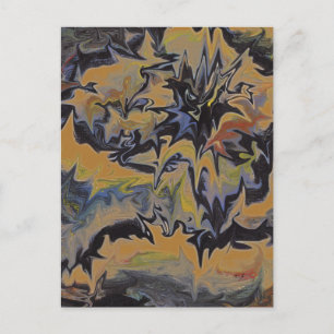 Cartão Postal Cartão-postal de estilo de retrô de imagem única d