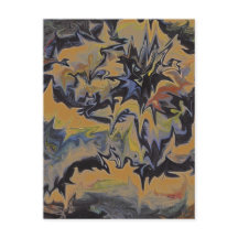 Cartão-postal de estilo de retrô de imagem única d