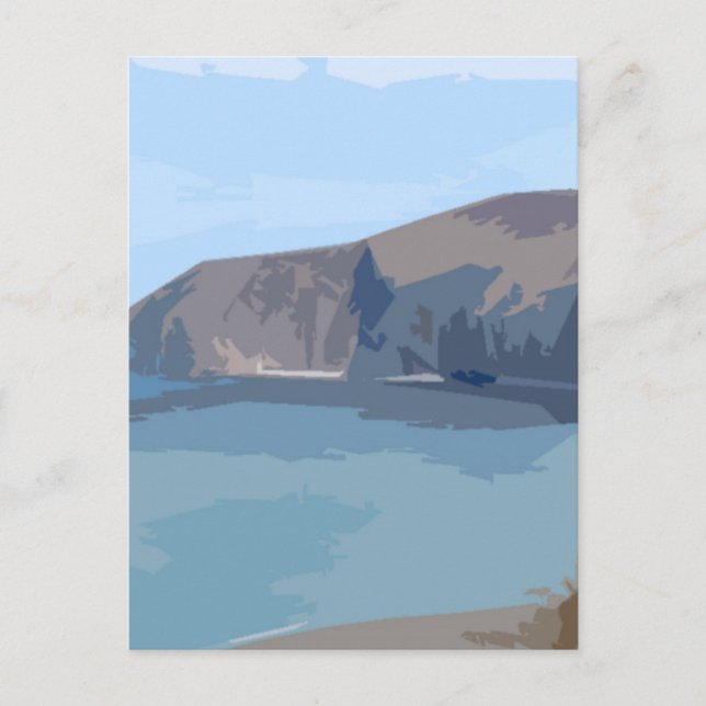 Cartão Postal Cartão-postal de Estilo Deco de Arte Exmoor (Frente)