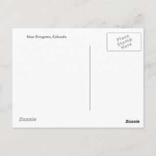 Cartão Postal Cartão-postal de Evergreen, Colorado