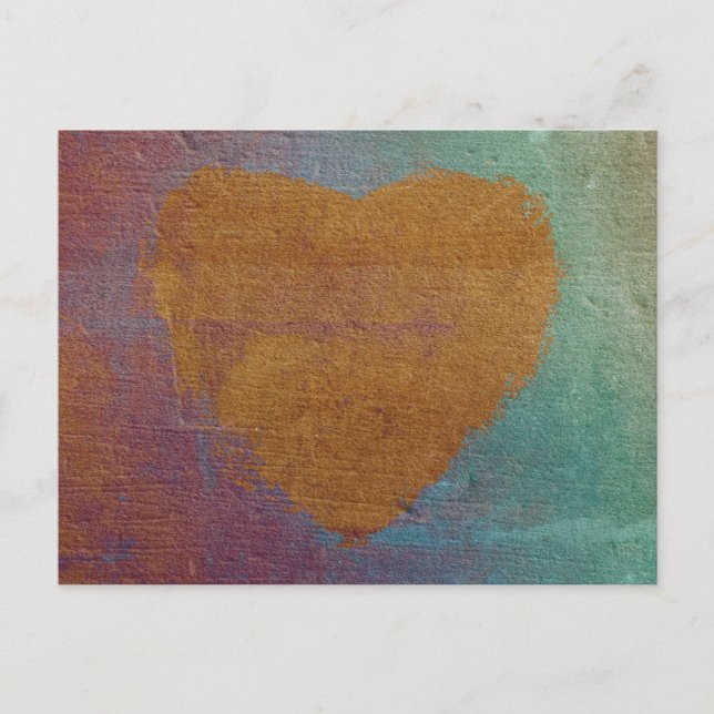 Cartão Postal Cartão-postal de Expressão Cardíaca (Frente)