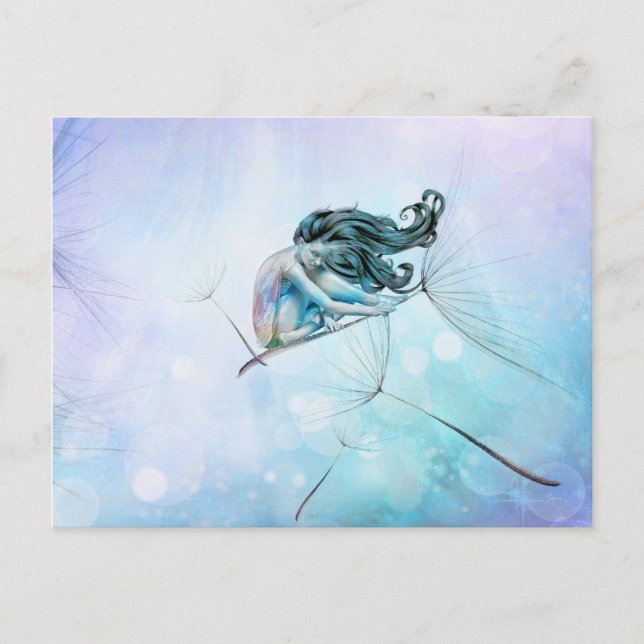 Cartão Postal Cartão-postal de fada de Wishing (Frente)