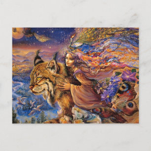 Cartão Postal Cartão-postal de fada mágica