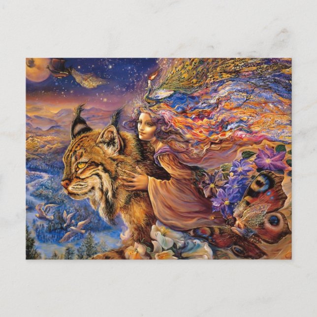 Cartão Postal Cartão-postal de fada mágica (Frente)