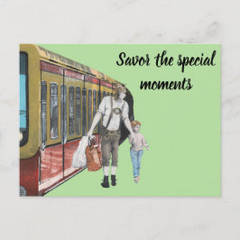 Cartão Postal Cartão-postal de fantasia de Compro da família ale