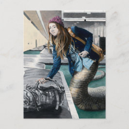 Cartão Postal Cartão-postal de fantasia de Viagem mundial