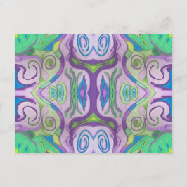 Cartão Postal Cartão-postal de fantasia verde