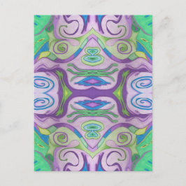 Cartão Postal Cartão-postal de fantasia verde