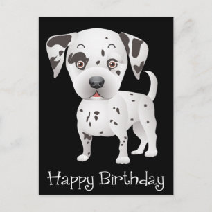 Cartão Postal Cartão-postal de Feliz Aniversário Dalmaciano Pupp