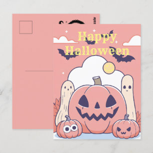 Cartão Postal Cartão-postal de Feliz Halloween