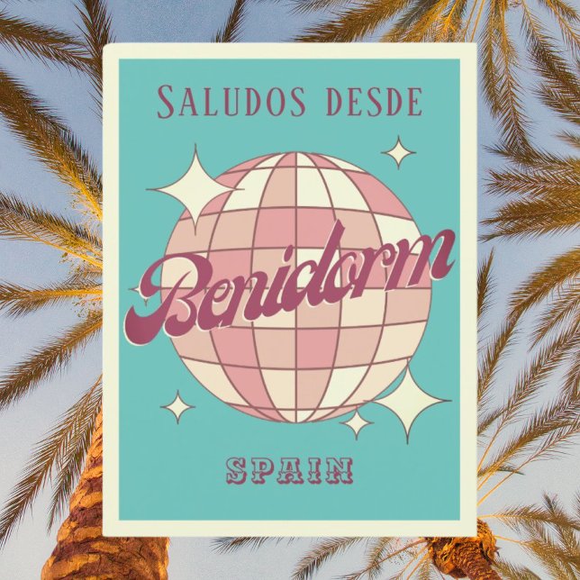 Cartão Postal Cartão-postal de feriado Benidorm Espanha (Criador carregado)