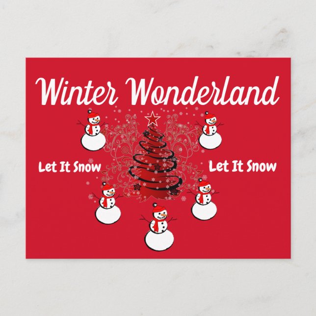 Cartão Postal Cartão-postal de feriado para belas expressões (Frente)