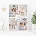 Cartão Postal Cartão-postal de Férias Elegante de Feliz e Brito<br><div class="desc">Cartão-postal simples e elegante. Para personalização mais avançada deste design,  clique no link Personalizar Mais para alterar a fonte,  o tamanho,  a cor,  etc.</div>