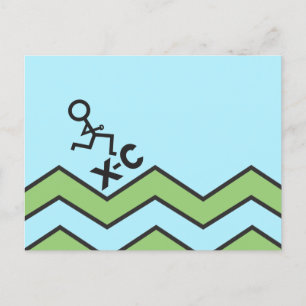 Cartão Postal Cartão-postal de Figura XC entre países em execuçã