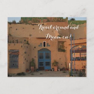 Cartão Postal Cartão-postal de Foto com Cotação de viagem
