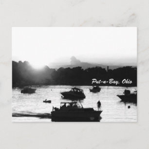 Cartão Postal Cartão-postal de foto de boat no modo "Put-n-Bay"