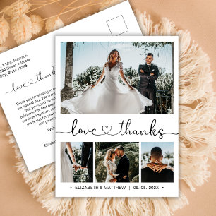 Cartão Postal Cartão-postal de Foto para o casamento do Orçament