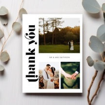 Cartão-postal de Foto Retroativa Obrigado