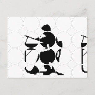 Cartão Postal Cartão-postal de fotografia circular