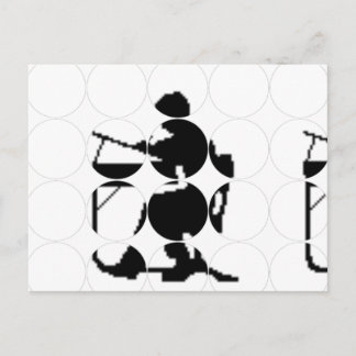 Cartão Postal Cartão-postal de fotografia circular