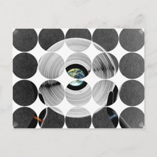 Cartão Postal Cartão-postal de fotografia circular