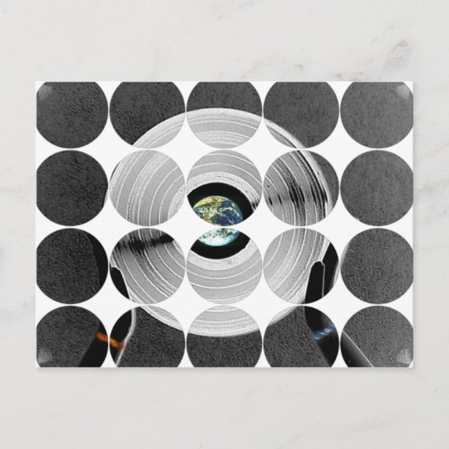 Cartão Postal Cartão-postal de fotografia circular (Frente)