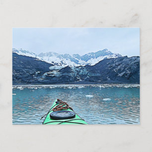 Cartão Postal Cartão-postal de fotografia Kayak Alaska